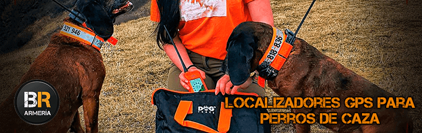 Localizadores GPS para perros de caza