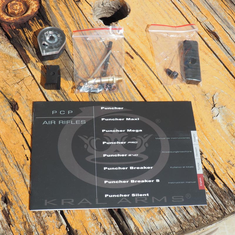 accesorios en la caja de la kral breaker 5,5mm