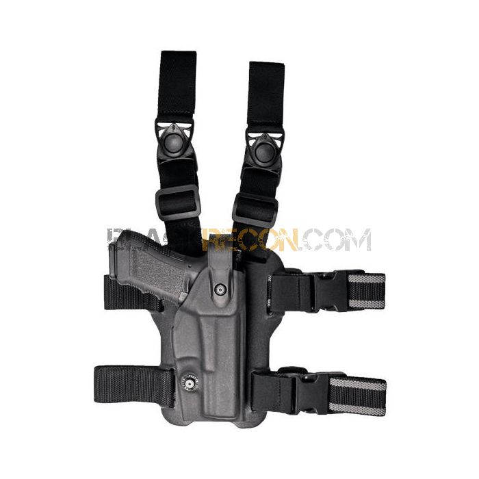 Pernera táctica de polímero Vega Holster VKL8Glock 17/22/31/37 Diestro - Fu