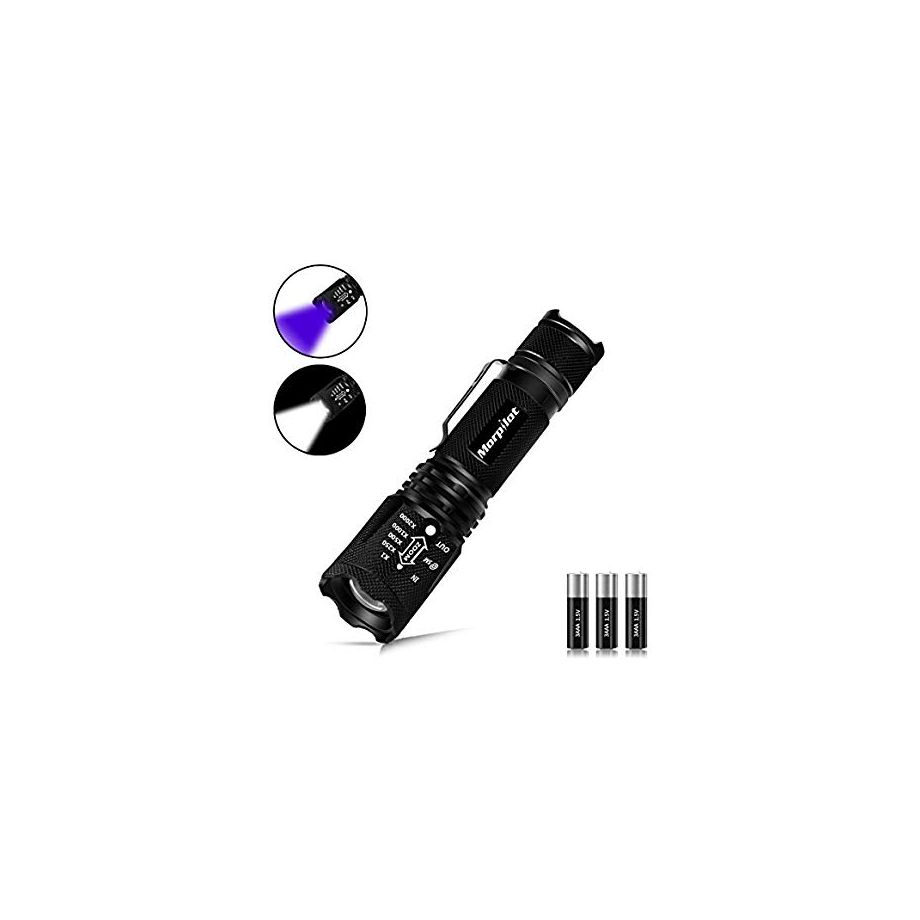 Linterna 500 Lumens y Luz Ultravioleta Morpilot imagen 1