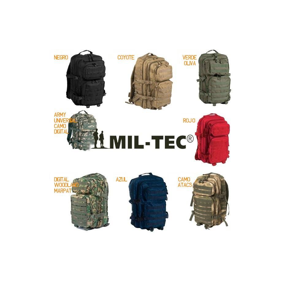 Mochila Táctica US ASSAULT Mil-Tec LG 36 litros