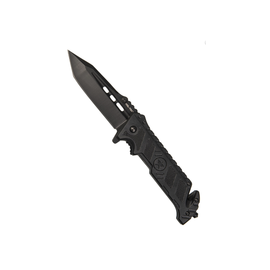 Navaja táctica MilTec negra imagen 1