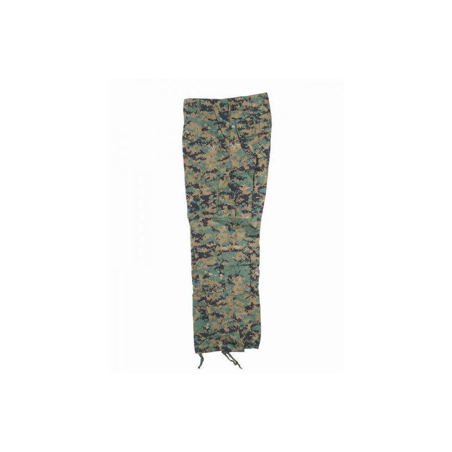 Pantalones Mil-Tec US camo digital Woodland - M imagen 1