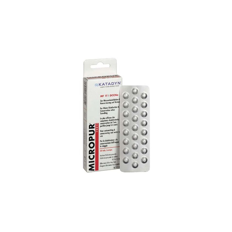 Pastillas potabilizadoras Katadyn