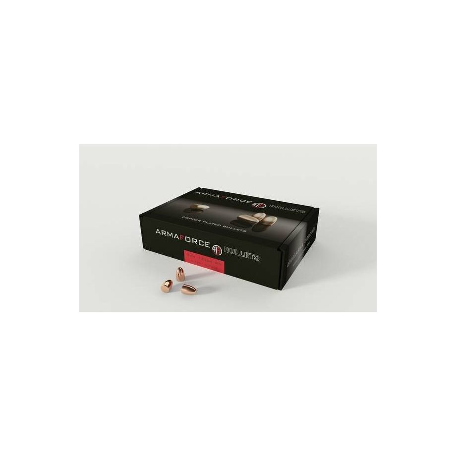 Puntas Cal. 9mm (.355)-123-RN Cobreado 500 uni. Armaforce imagen 1
