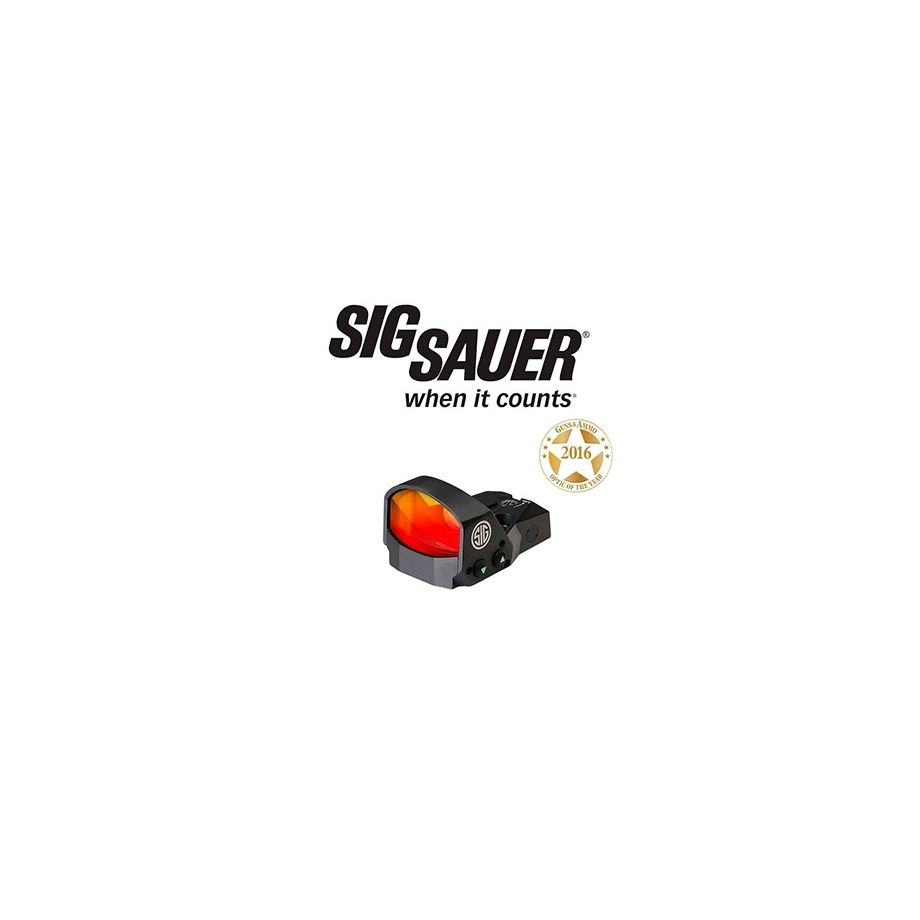 Visor SIG SAUER Romeo 1 1X30mm 3 MOA con KIT de bases para pistola imagen 1