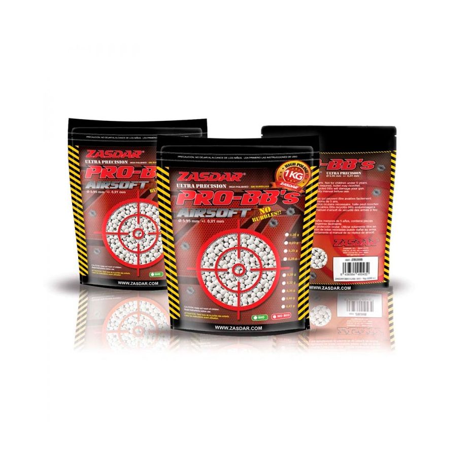 BBS Pro-Bb's Zasdar 0,30 - Bolsa 1 kg. 3335 bolas - 6 mm imagen 1