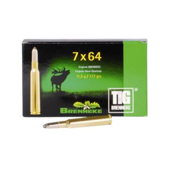 Cart. Brenneke Cal. 7x64 - 177gr TIG Caja 20 un. imagen 1