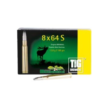 Cart. Brenneke Cal. 8x64S - 198gr TIG Caja 20 un. imagen 1