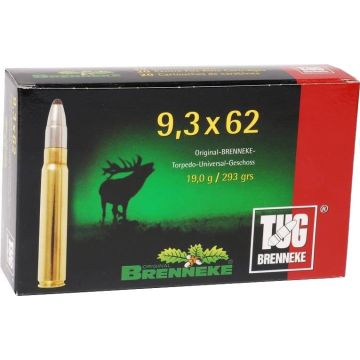 Cart. Brenneke Cal. 9,3x62 - 293gr TUG Caja 20 un. imagen 1