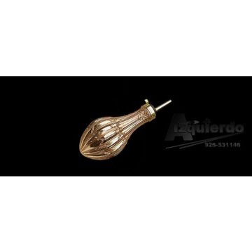 Polvorera en cobre con boquilla para cal. .44 mod. imagen 1