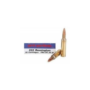 Munición Prvi. Partizan Cal. 222 Rem 55 grains FMJ BT 1 Caja 20 un. barata