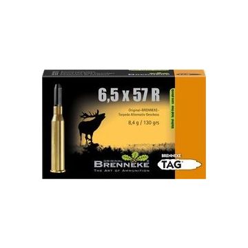 Cart. Brenneke Cal. 6,5X57 R-130gr TAG 20un imagen 1