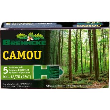 Cartuchos Brenneke Cal. 12/70 Caza 28,4gr.Mod Camou 5 Unid. imagen 1