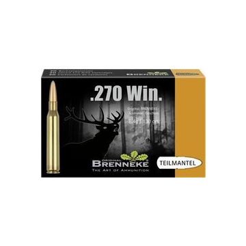 Cart. Brenneke Cal. 270 Win- 130gr Teilmantel Caja 20 un. imagen 1