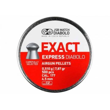 Balines JSB Exact Express diabolo 4,52 mm 7,87 gr - 500 unidades