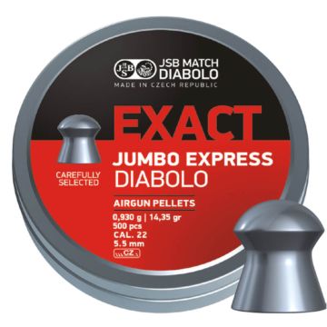 Balines JSB Exact Jumbo Express Diabolo 5,52 mm 14,35 gr - 250 unidades