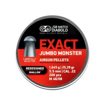Balines JSB Exact Jumbo Monster Redesigned Shallow 5,52 mm 25,39 gr - 200 unidades