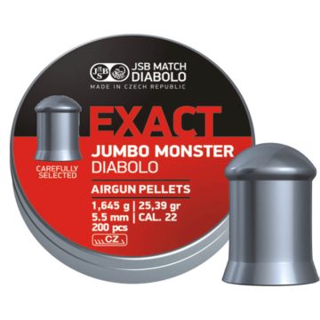 Balines JSB Exact Jumbo Monster Diabolo 5,52 mm 25,39 gr - 200 unidades