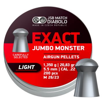 Balines JSB Exact Jumbo Monster Light 5,52 mm 20,83 gr - 200 unidades