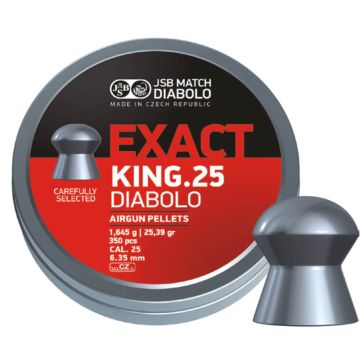 Balines JSB Exact King .25 Diabolo 6,35 mm 25,39 gr - 150 unidades