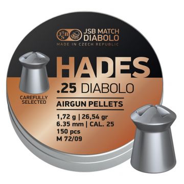Balines JSB Hades 6,35 mm 26,54 gr - 150 unidades