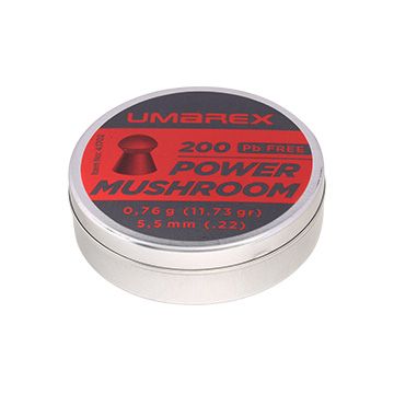 balines umarex power mushroom 5,5 mm - sin plomo