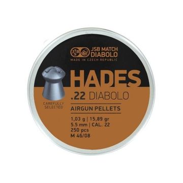 Balines JSB Hades 5.5 mm 15.89 grain - 250 unidades