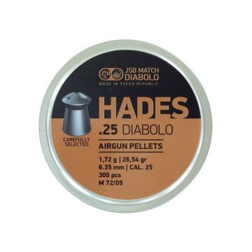 Balines JSB Hades 6.35 mm 26.54 gr - 300 unidades