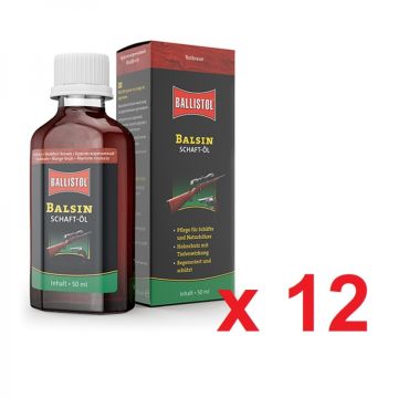 balsin aceite protector reddish brown 50 ml de ballistol en caja de 12 uds.