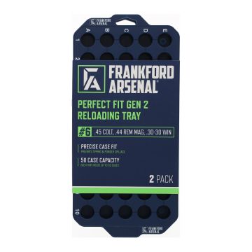 bandeja vainas nº 6 ( 45 colt, 44 rem mag) pack 2 un. frankford arsenal