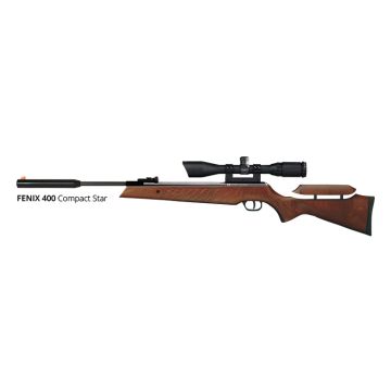Carabina de muelle Cometa Fenix 400 Compact Star madera
