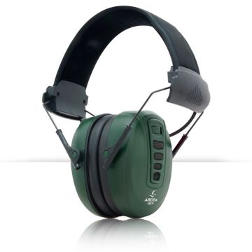 cascos electrónicos evo-14 verde caza