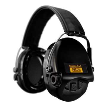 Cascos protección auditiva Sordin Supreme Pro-X Led (Banda cuero negro)