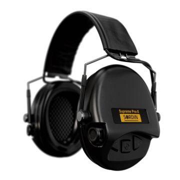 Auriculares de protección auditiva Sordin Supreme Pro X Slim Negro