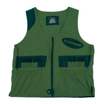 chaleco de caza arcea cordex verde - talla l