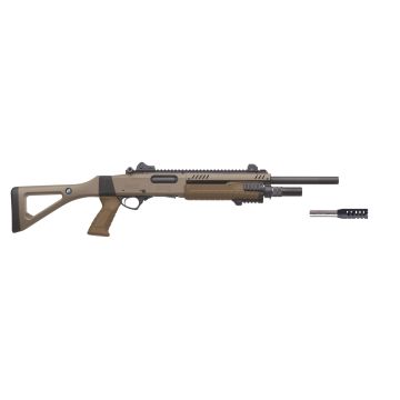 Escopeta corredera Fabarm STF Compact Flat Earth Full calibre 12 (Cañón 51cm)