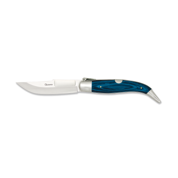 Navaja teja inoxidable albainox mango stamina azul 6.5 cm