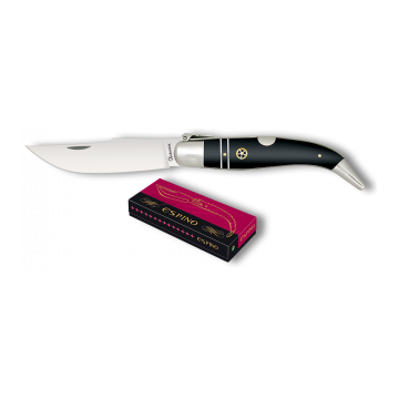 Navaja teja inoxidable albainox mango stamina negra 9.5 cm