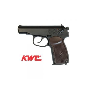 Pistola KWC Makarov PM fullmetal - 4,5 mm Co2 BBs acero