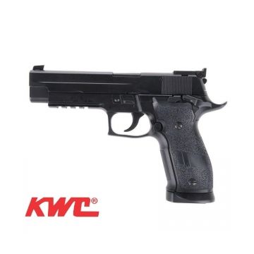 Pistola KWC P9 fullmetal con blowback - 4,5 mm Co2 BBs acero