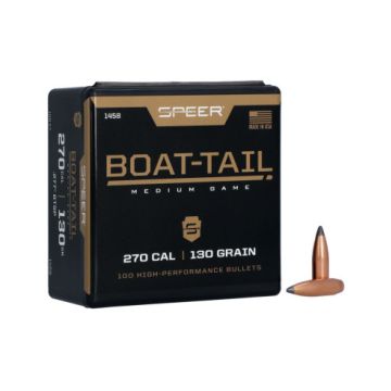 projéteis speer boat-tail .277" - 130 gr