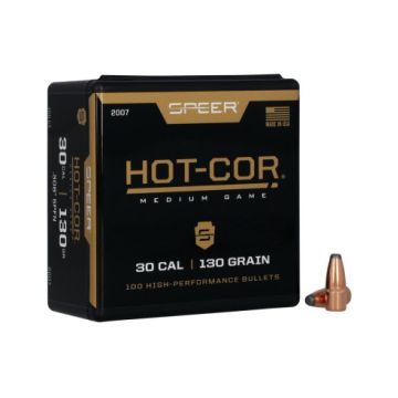 Projétil para  munição  Speer Hot-Cor Spfn  - 308 - 130 Grains
