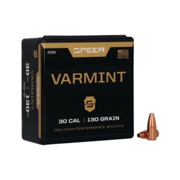 Projéteis Speer Varmint HP .308" - 130 gr