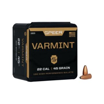 Projéteis Speer Varmint SP .224" - 45 gr