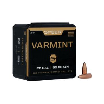 Projéteis Speer Varmint SP .224" - 55 gr