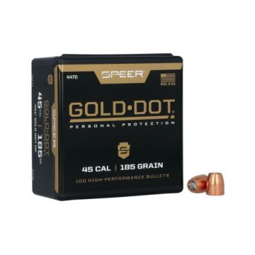 Projétil para  munição  Speer Gold Dot Hp 451 - 185 Grains