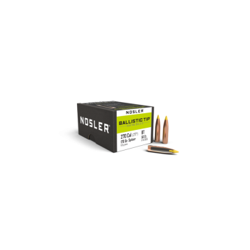 Puntas Nosler calibre 270 Ballistic TIP Hunting 170gr - 50uds