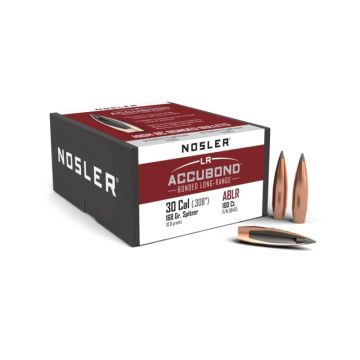 puntas nosler calibre 30 accubond long range 168gr 100uds