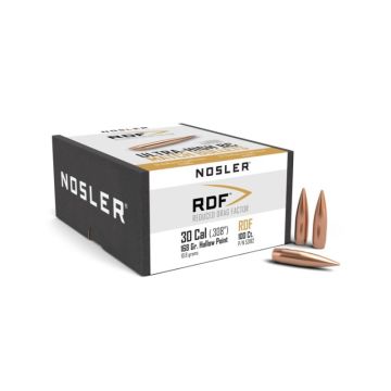 Puntas Nosler calibre 30 HPBT RDF 168gr 100uds